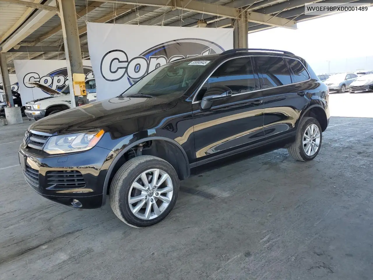 2013 Volkswagen Touareg V6 VIN: WVGEF9BPXDD001489 Lot: 55898945