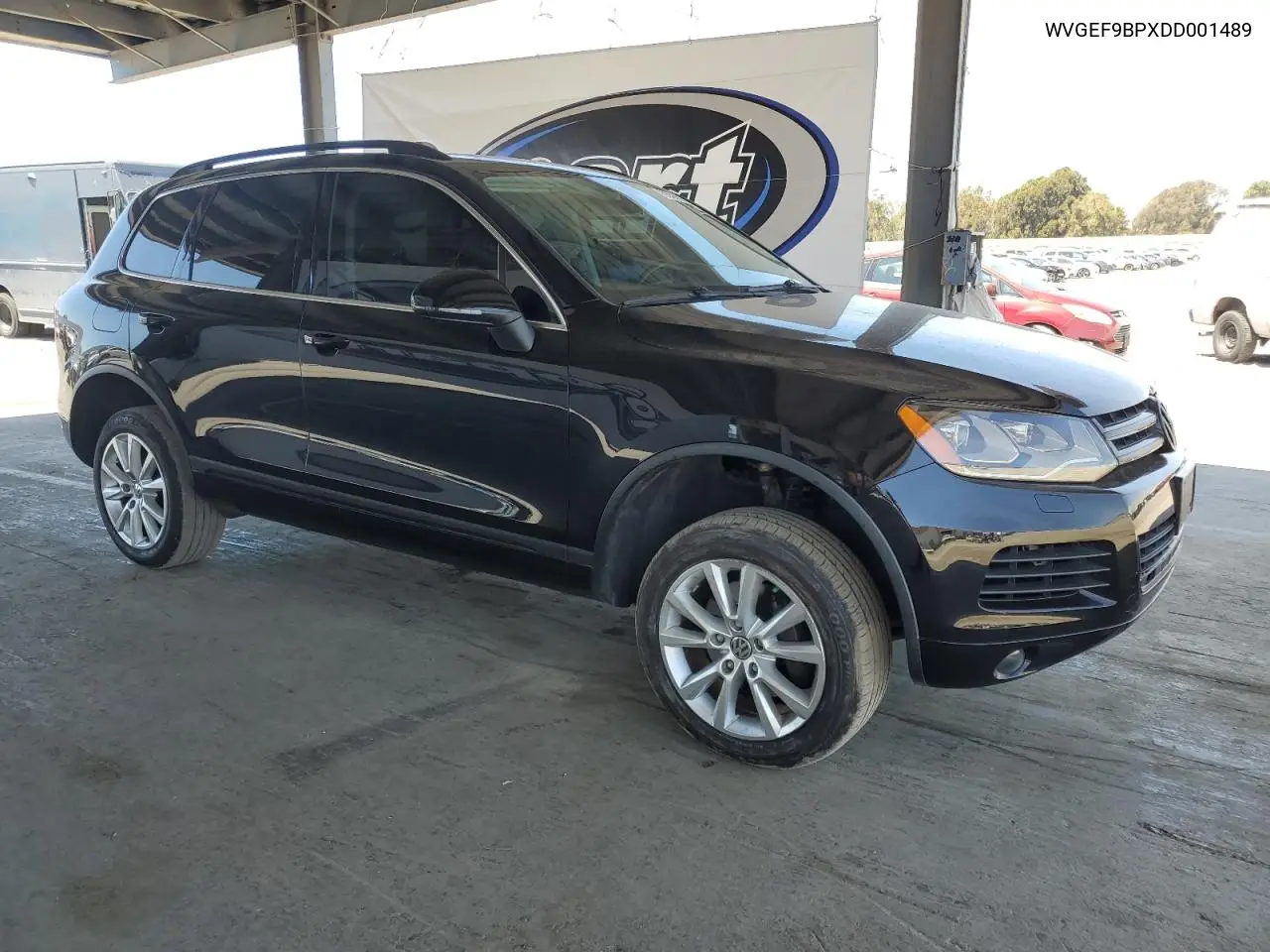 2013 Volkswagen Touareg V6 VIN: WVGEF9BPXDD001489 Lot: 55898945
