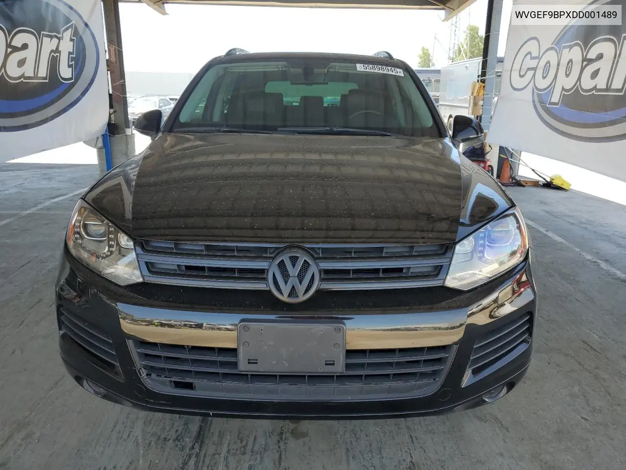 2013 Volkswagen Touareg V6 VIN: WVGEF9BPXDD001489 Lot: 55898945