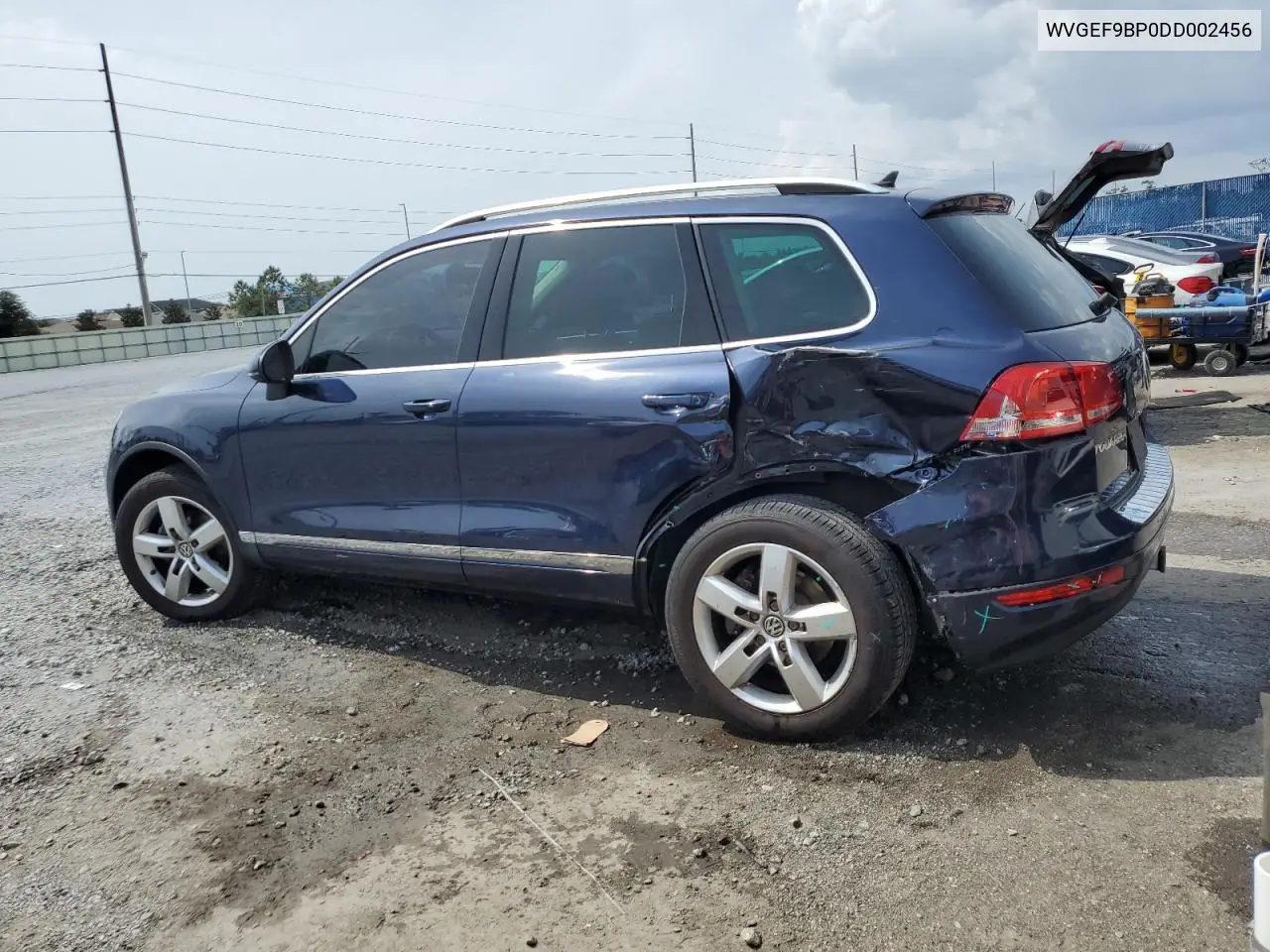 2013 Volkswagen Touareg V6 VIN: WVGEF9BP0DD002456 Lot: 56034435