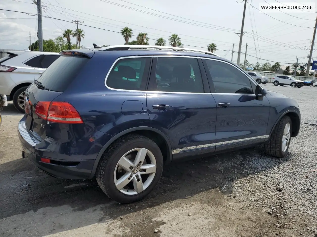 2013 Volkswagen Touareg V6 VIN: WVGEF9BP0DD002456 Lot: 56034435
