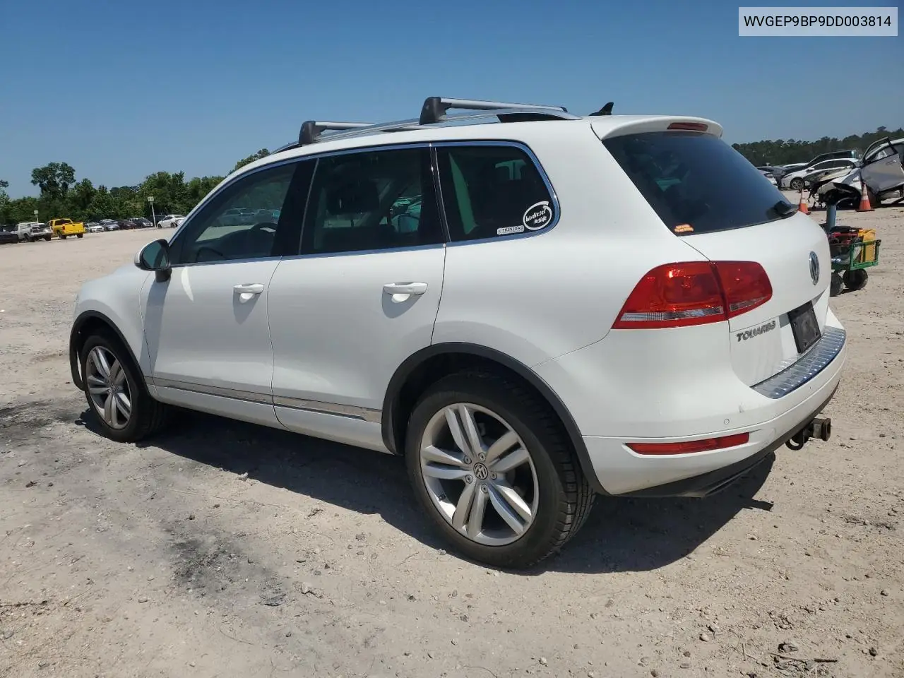 2013 Volkswagen Touareg V6 Tdi VIN: WVGEP9BP9DD003814 Lot: 56339165