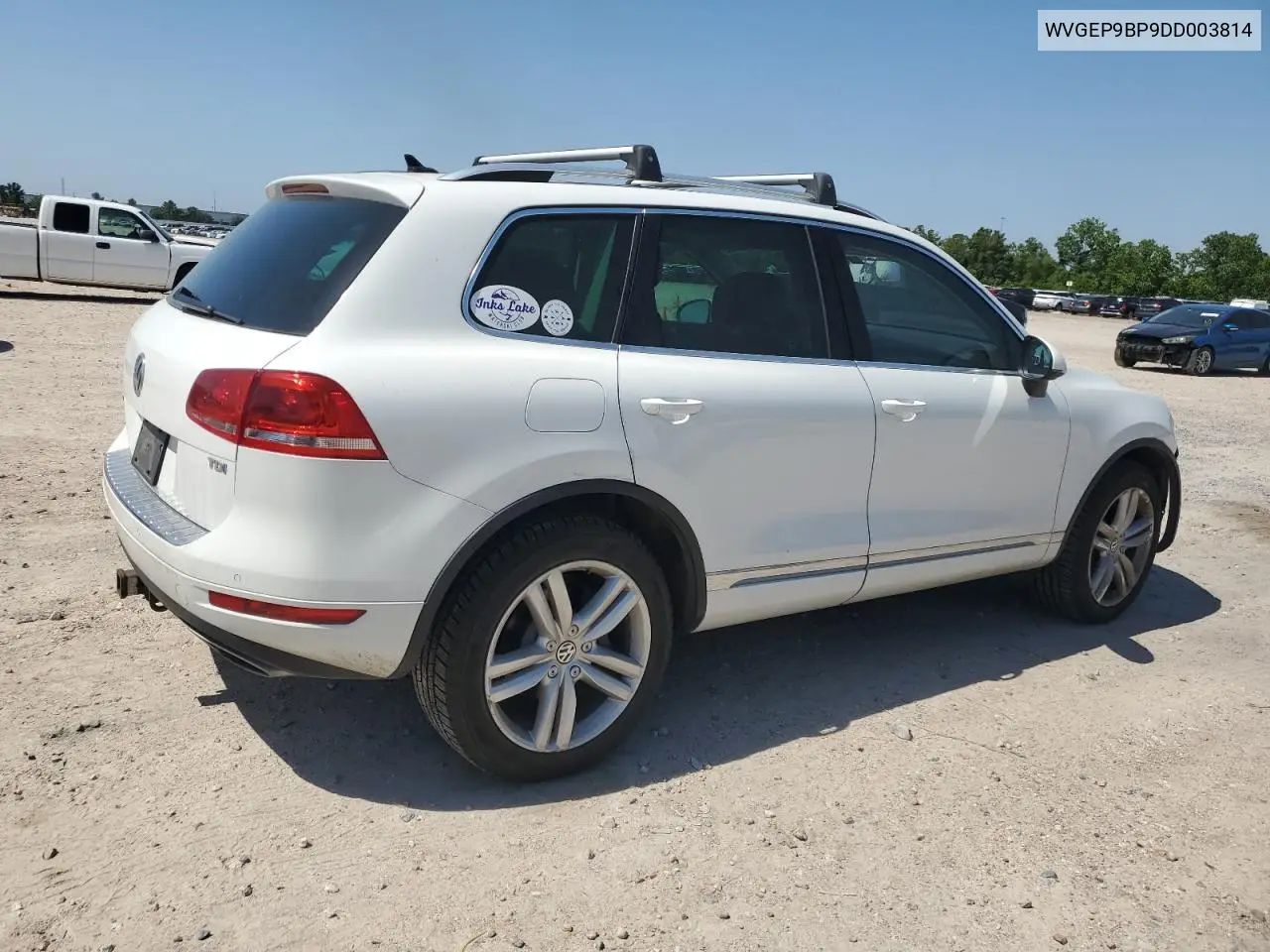 2013 Volkswagen Touareg V6 Tdi VIN: WVGEP9BP9DD003814 Lot: 56339165