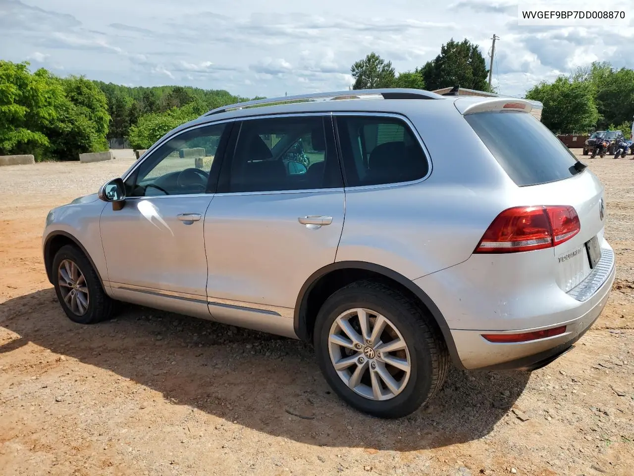 2013 Volkswagen Touareg V6 VIN: WVGEF9BP7DD008870 Lot: 56552285