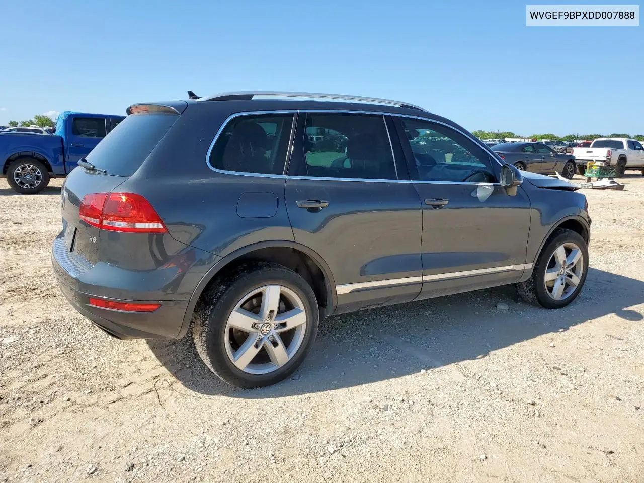 2013 Volkswagen Touareg V6 VIN: WVGEF9BPXDD007888 Lot: 61243265