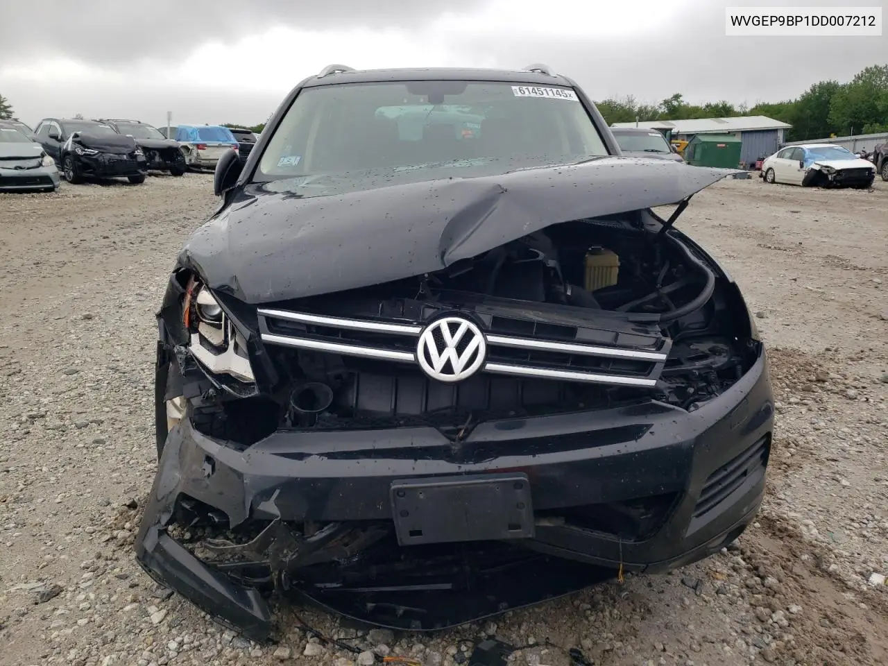 2013 Volkswagen Touareg V6 Tdi VIN: WVGEP9BP1DD007212 Lot: 61451145