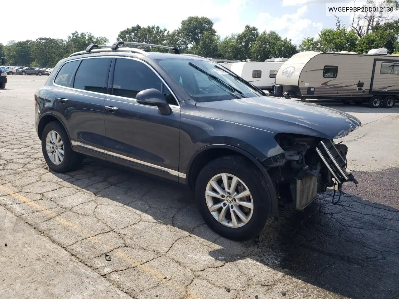 2013 Volkswagen Touareg V6 Tdi VIN: WVGEP9BP2DD012130 Lot: 61553095