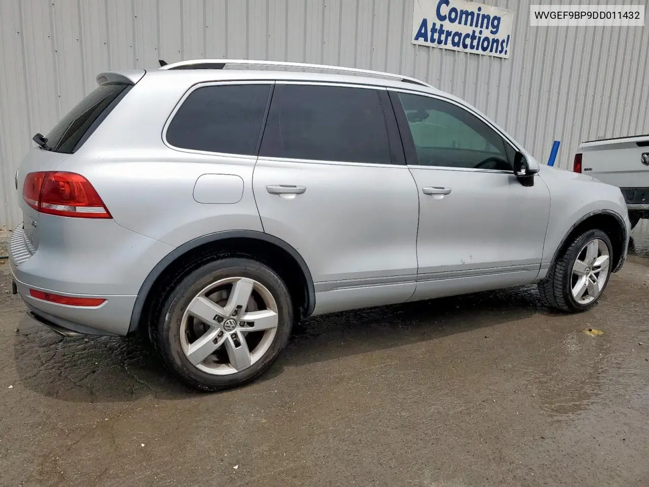 2013 Volkswagen Touareg V6 VIN: WVGEF9BP9DD011432 Lot: 61800405