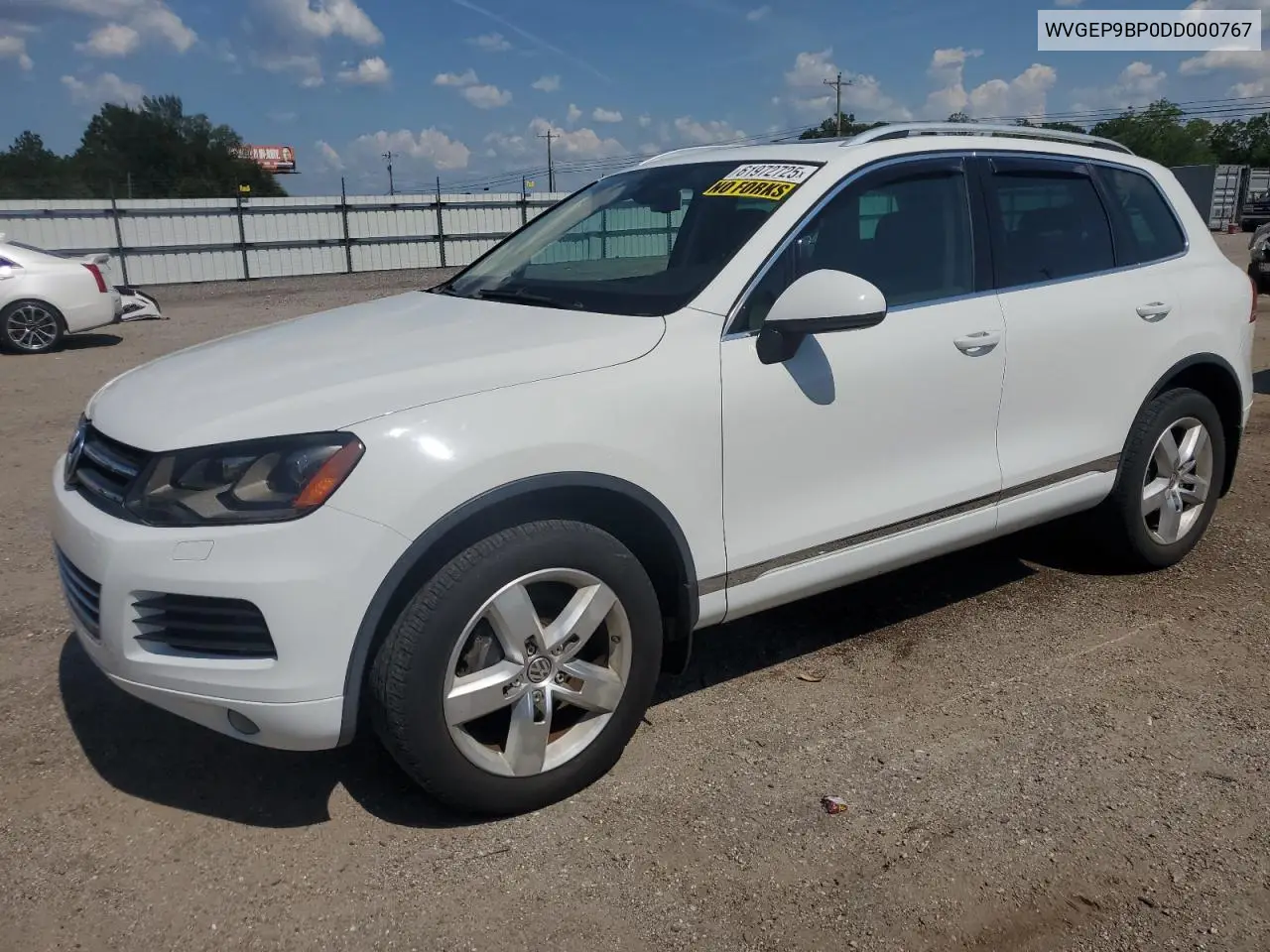 2013 Volkswagen Touareg V6 Tdi VIN: WVGEP9BP0DD000767 Lot: 61972725