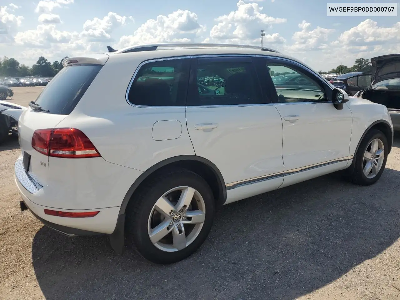 2013 Volkswagen Touareg V6 Tdi VIN: WVGEP9BP0DD000767 Lot: 61972725