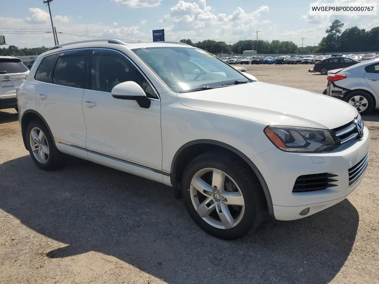 2013 Volkswagen Touareg V6 Tdi VIN: WVGEP9BP0DD000767 Lot: 61972725