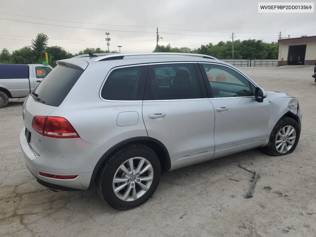 2013 Volkswagen Touareg V6 VIN: WVGEF9BP2DD013569 Lot: 62739725