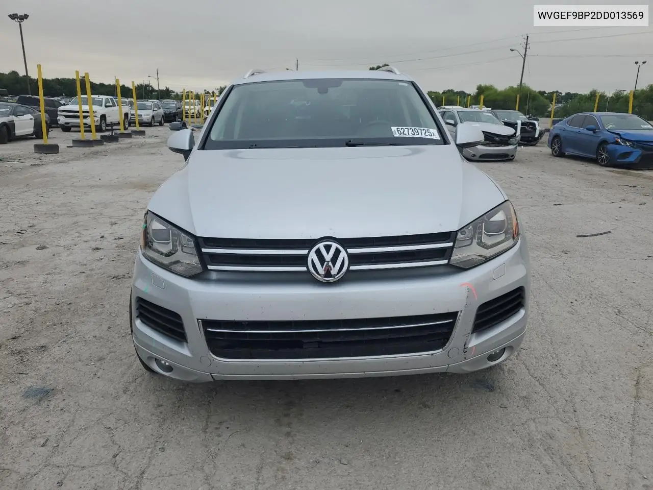 2013 Volkswagen Touareg V6 VIN: WVGEF9BP2DD013569 Lot: 62739725