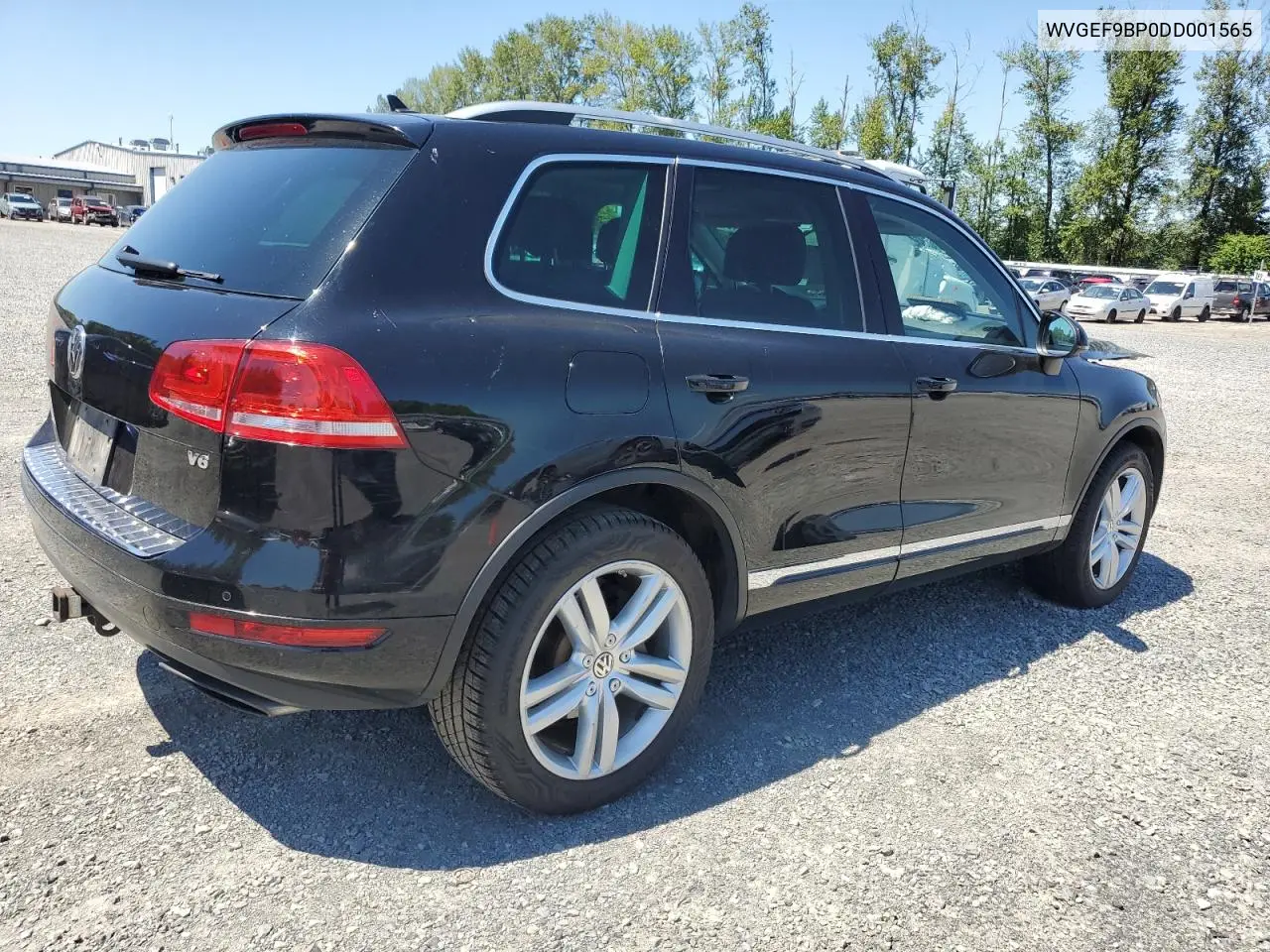 2013 Volkswagen Touareg V6 VIN: WVGEF9BP0DD001565 Lot: 63070845