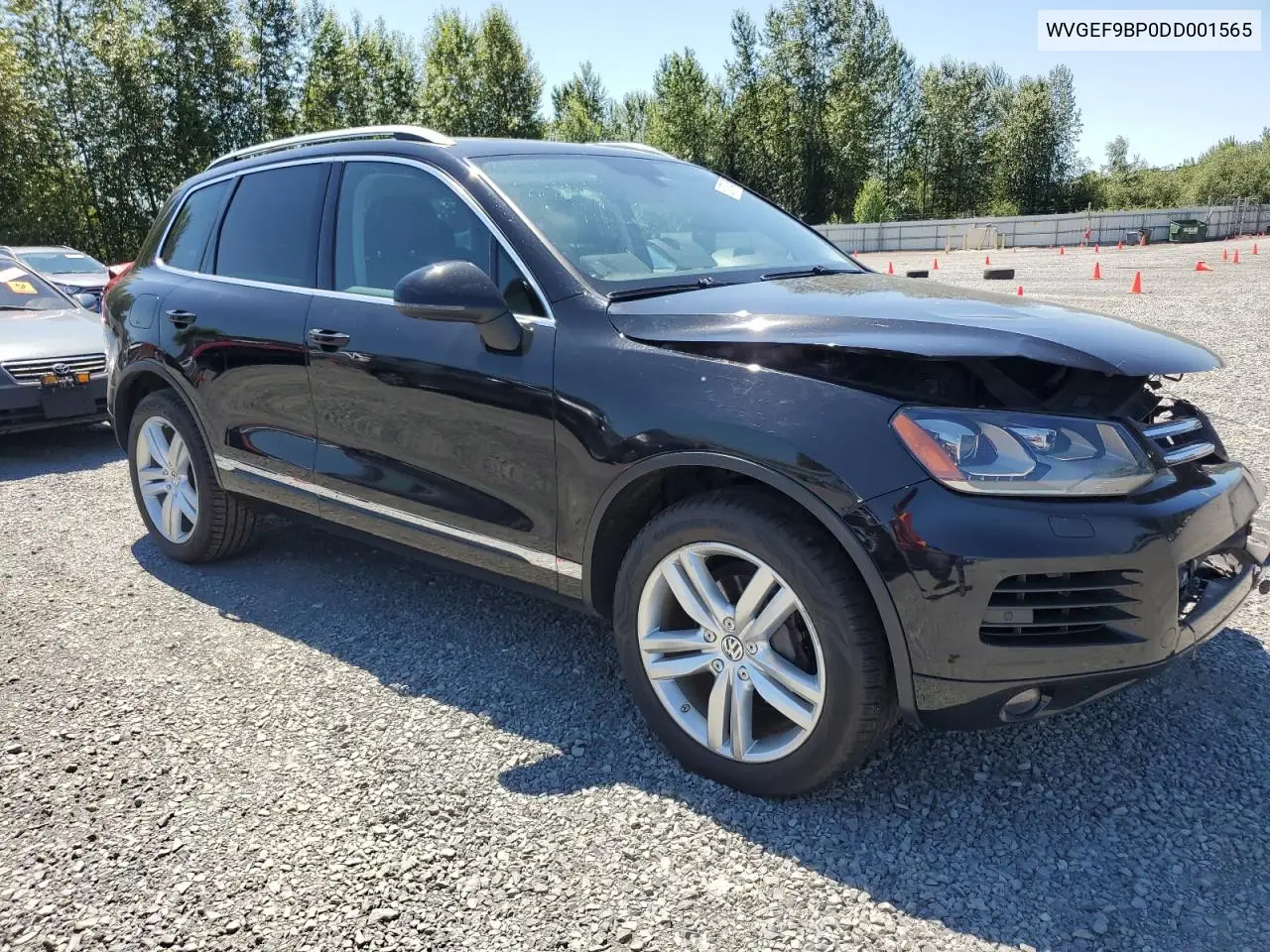 2013 Volkswagen Touareg V6 VIN: WVGEF9BP0DD001565 Lot: 63070845