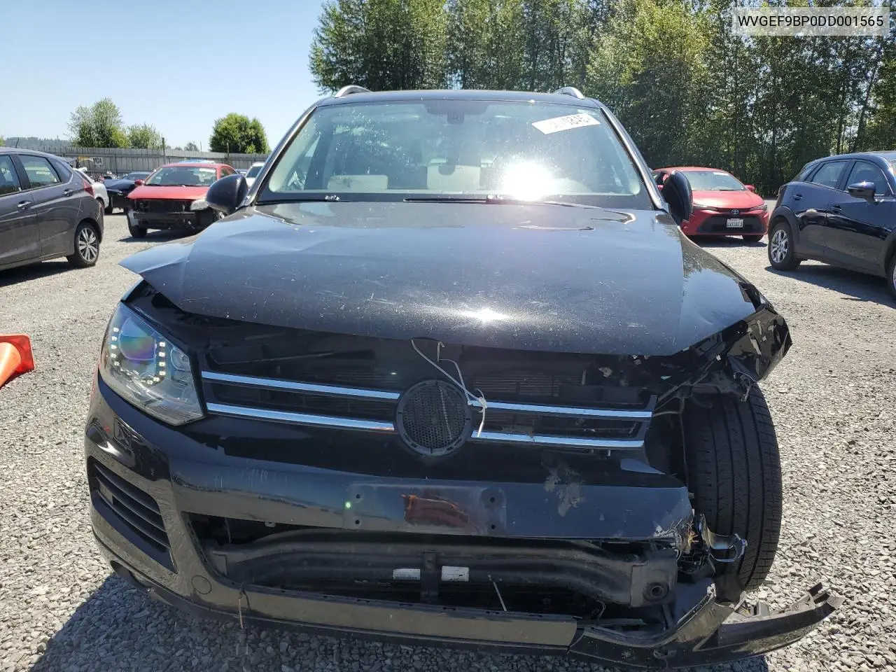 2013 Volkswagen Touareg V6 VIN: WVGEF9BP0DD001565 Lot: 63070845