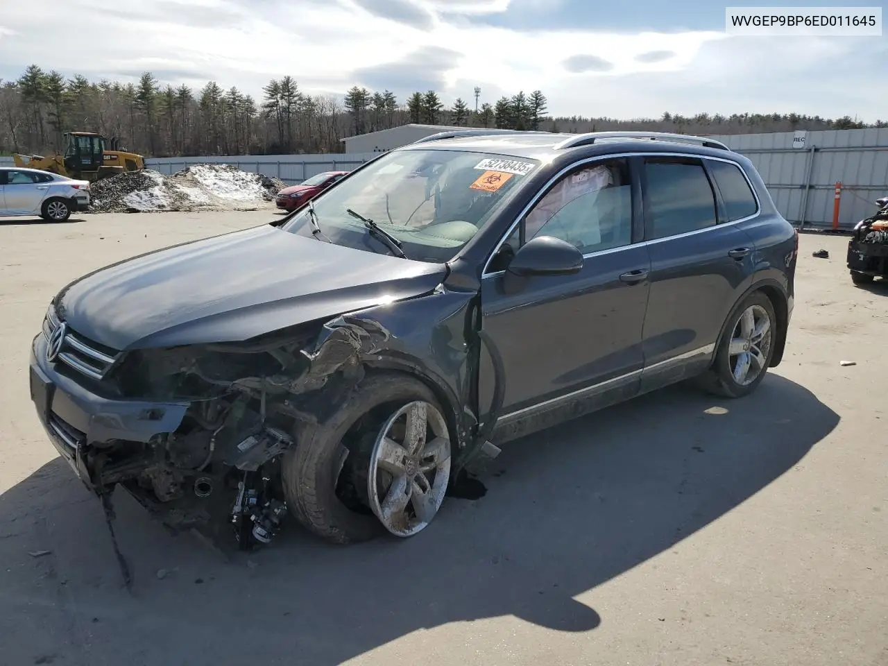 2014 Volkswagen Touareg V6 Tdi VIN: WVGEP9BP6ED011645 Lot: 52738435