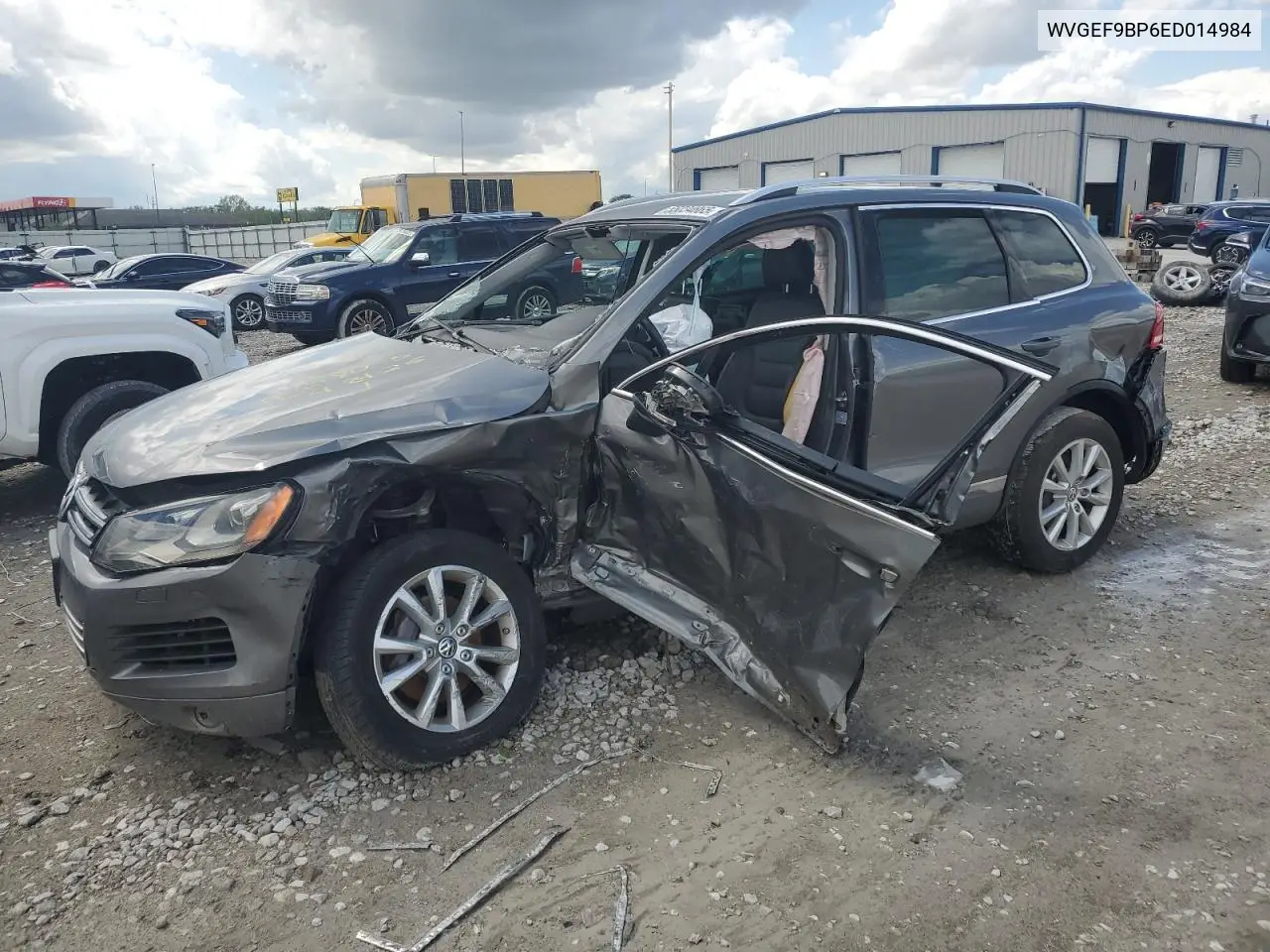 2014 Volkswagen Touareg V6 VIN: WVGEF9BP6ED014984 Lot: 55034865