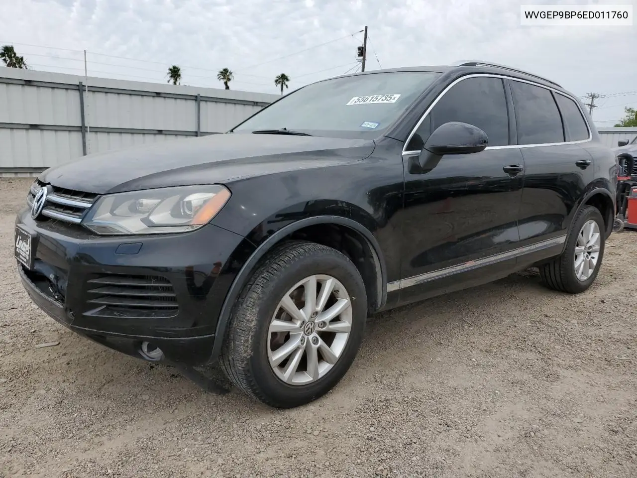 2014 Volkswagen Touareg V6 Tdi VIN: WVGEP9BP6ED011760 Lot: 55615735