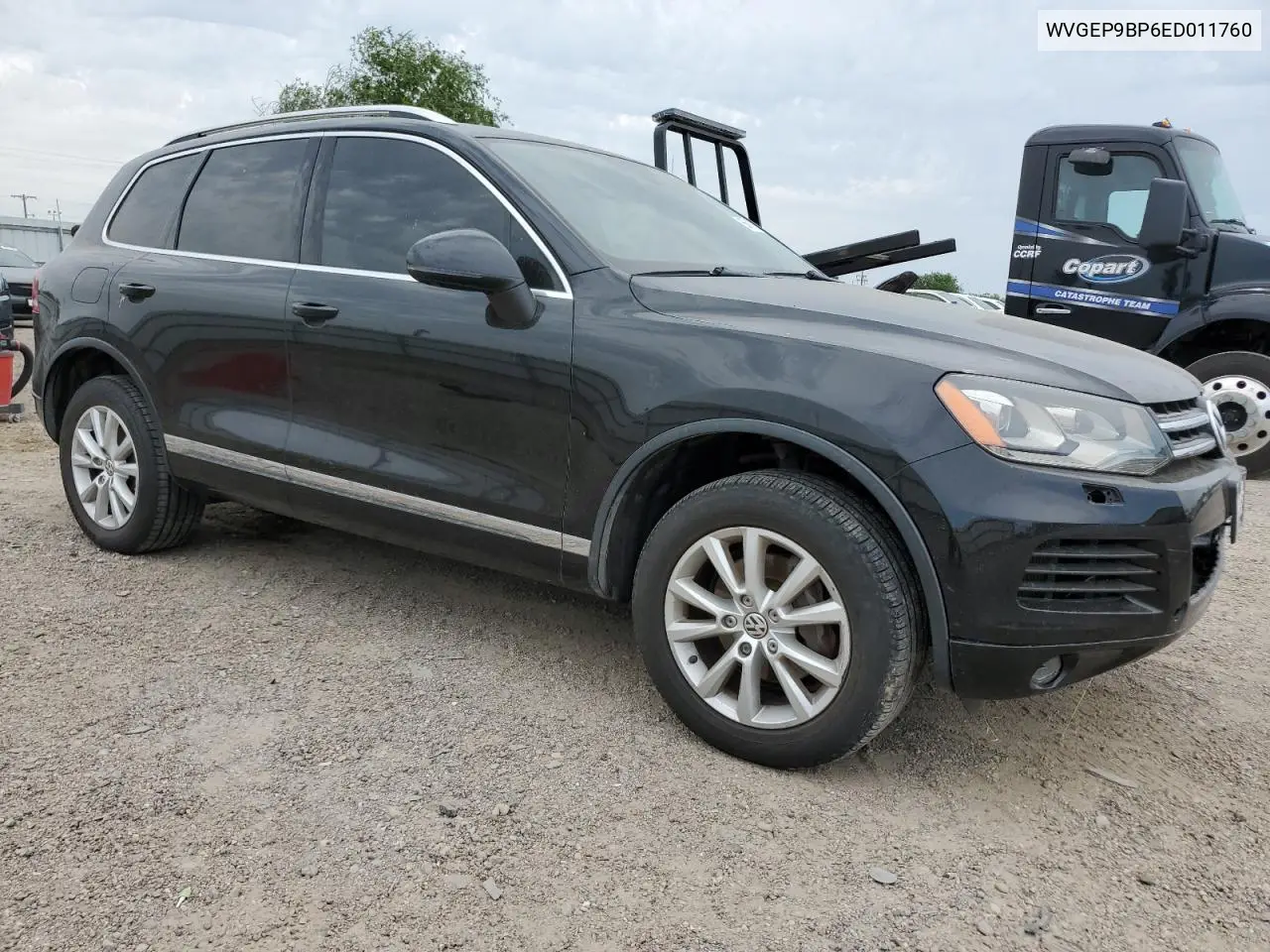 2014 Volkswagen Touareg V6 Tdi VIN: WVGEP9BP6ED011760 Lot: 55615735