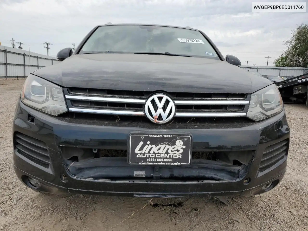 2014 Volkswagen Touareg V6 Tdi VIN: WVGEP9BP6ED011760 Lot: 55615735