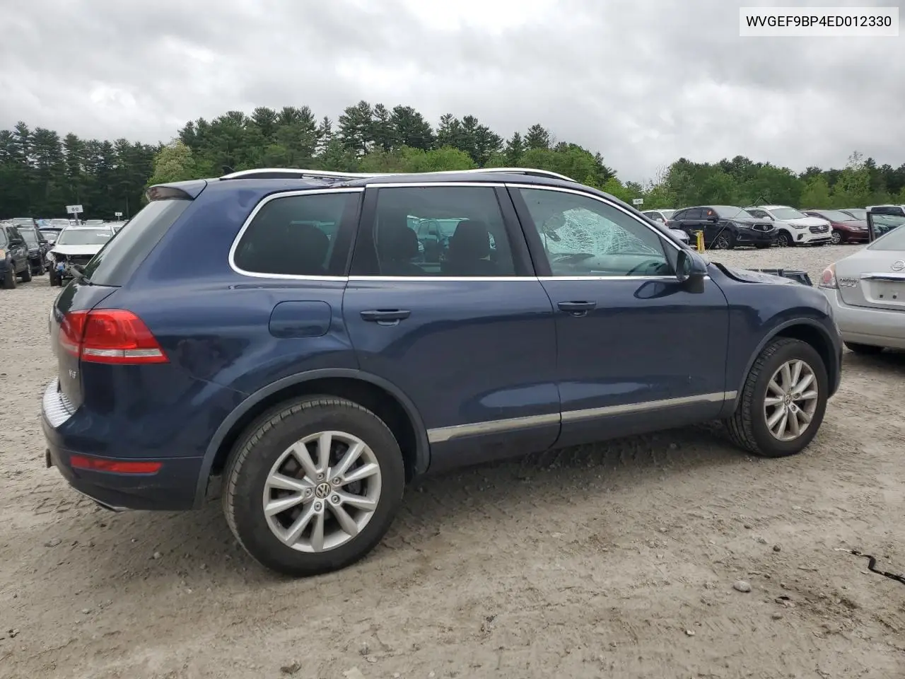 2014 Volkswagen Touareg V6 VIN: WVGEF9BP4ED012330 Lot: 58896205