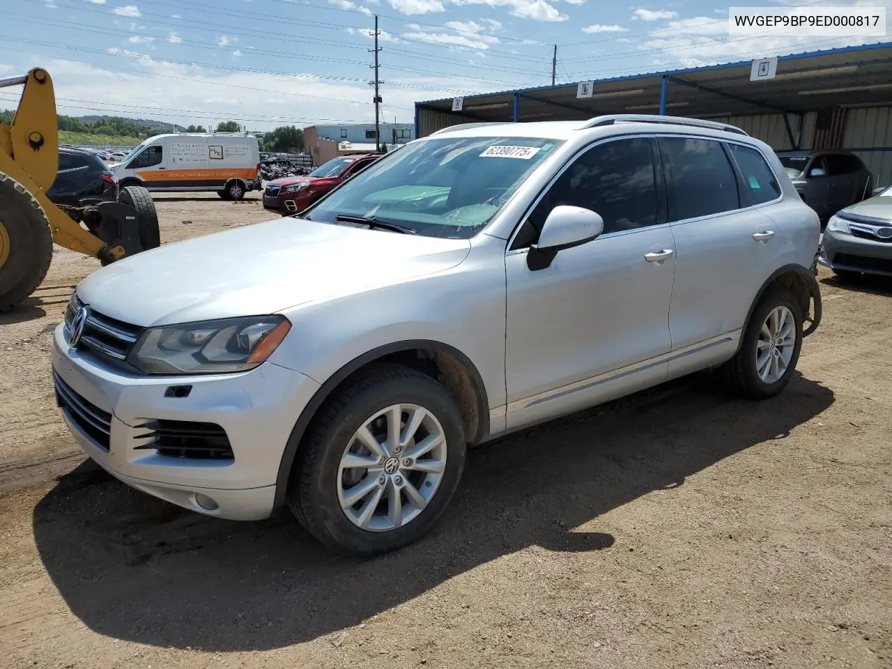 2014 Volkswagen Touareg V6 Tdi VIN: WVGEP9BP9ED000817 Lot: 62390775