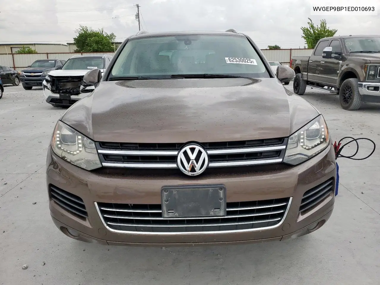2014 Volkswagen Touareg V6 Tdi VIN: WVGEP9BP1ED010693 Lot: 62530025