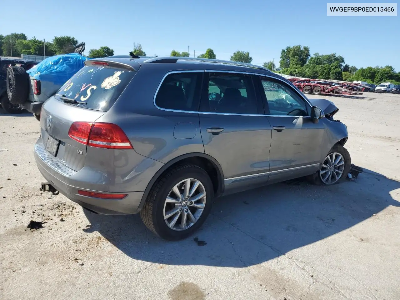 2014 Volkswagen Touareg V6 VIN: WVGEF9BP0ED015466 Lot: 62906415