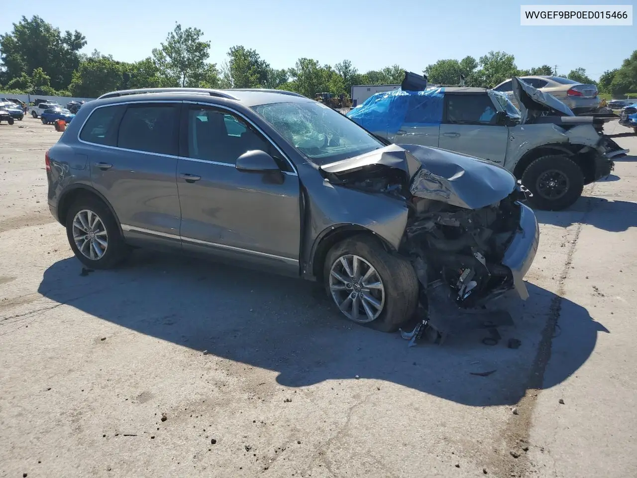 2014 Volkswagen Touareg V6 VIN: WVGEF9BP0ED015466 Lot: 62906415