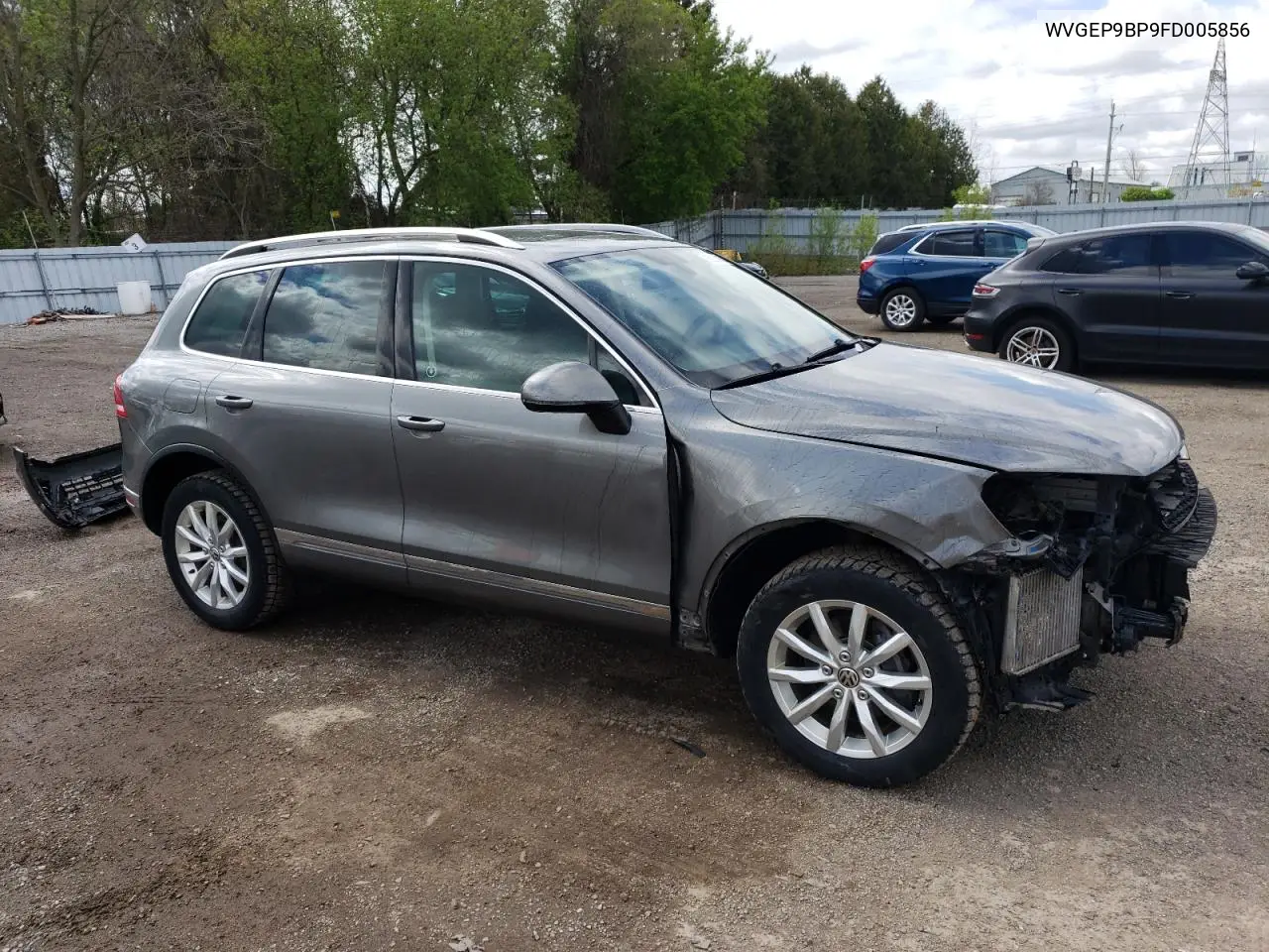 2015 Volkswagen Touareg V6 Tdi VIN: WVGEP9BP9FD005856 Lot: 55834415