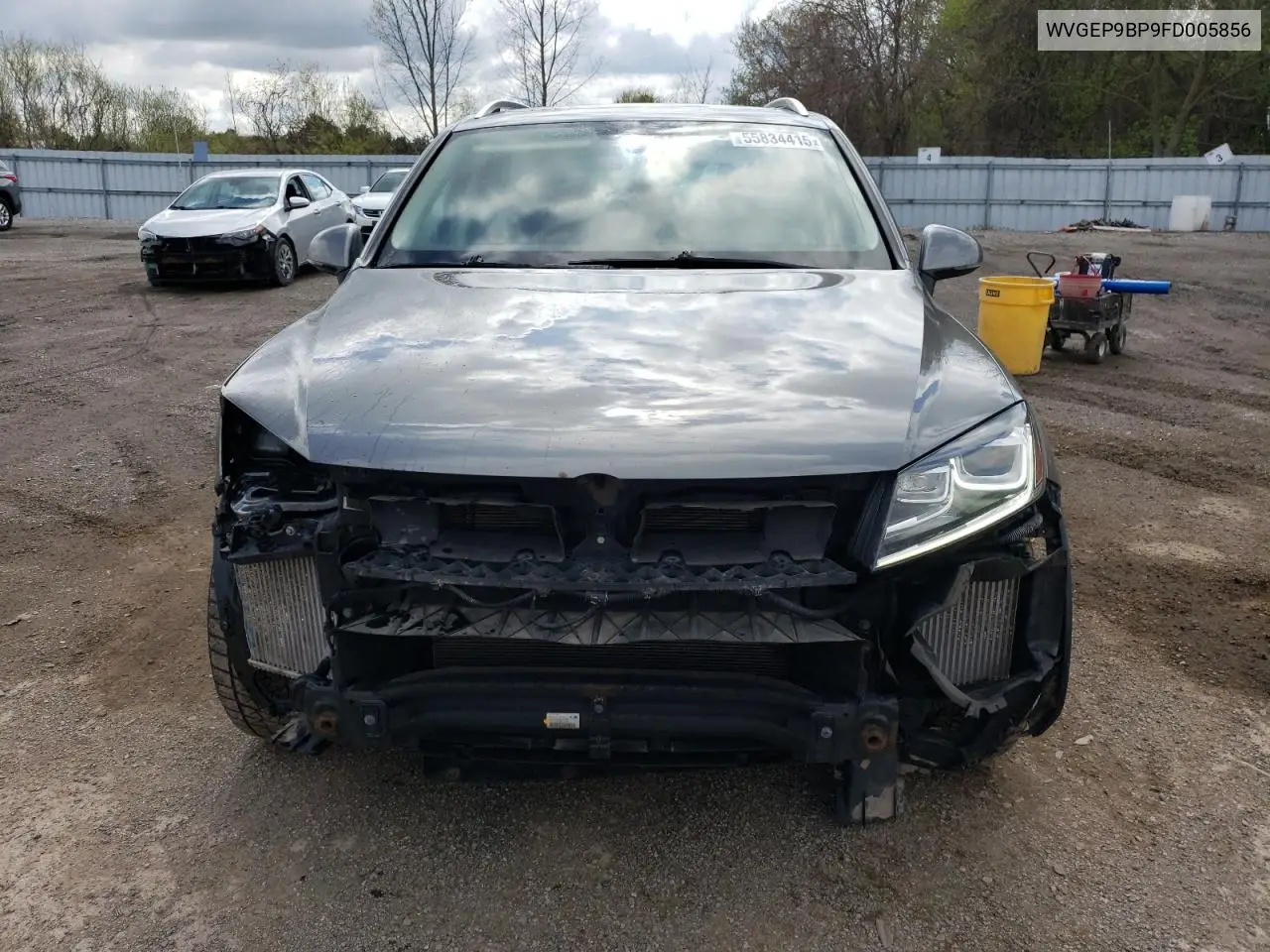 2015 Volkswagen Touareg V6 Tdi VIN: WVGEP9BP9FD005856 Lot: 55834415