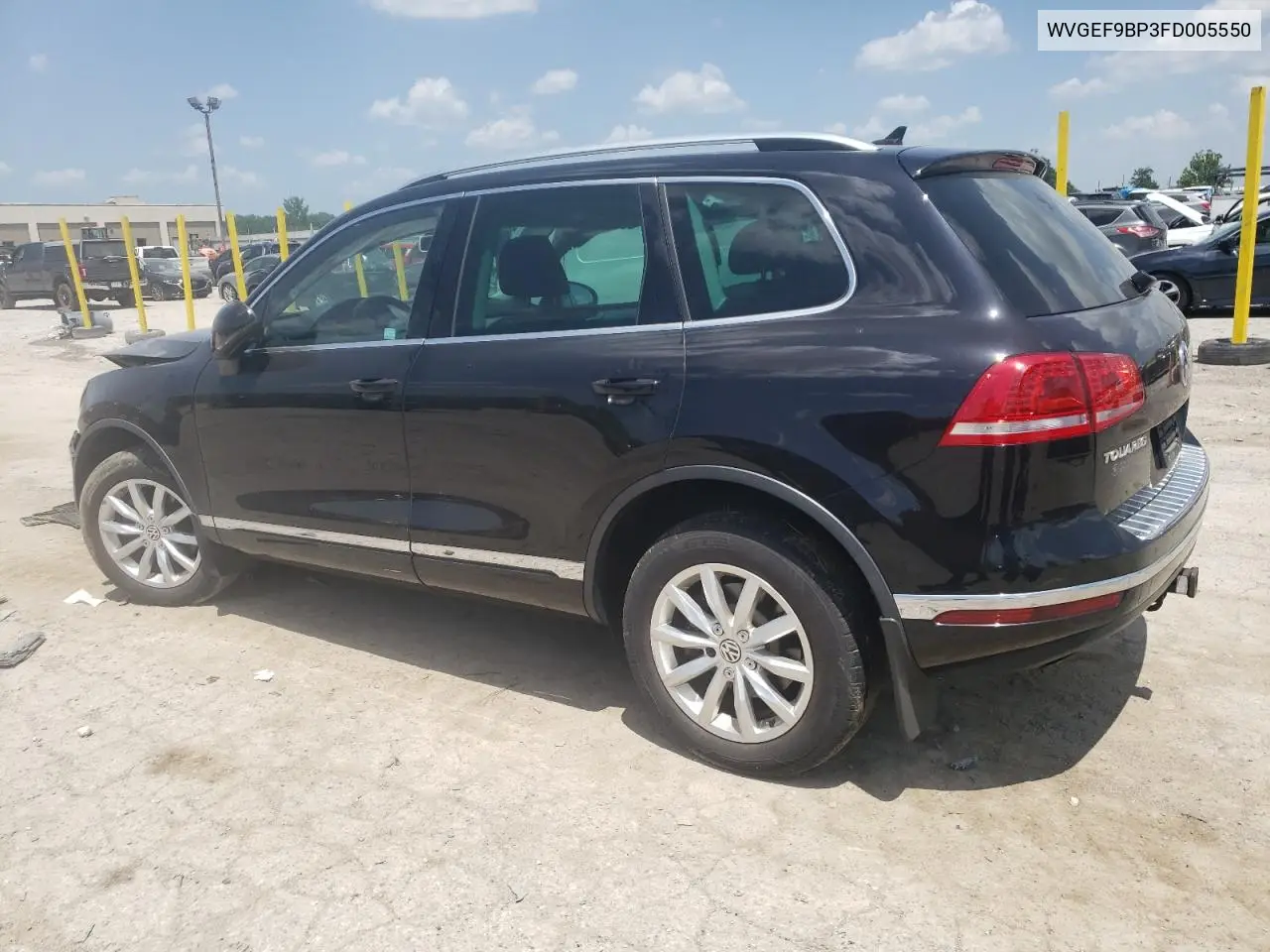 2015 Volkswagen Touareg V6 VIN: WVGEF9BP3FD005550 Lot: 61737795