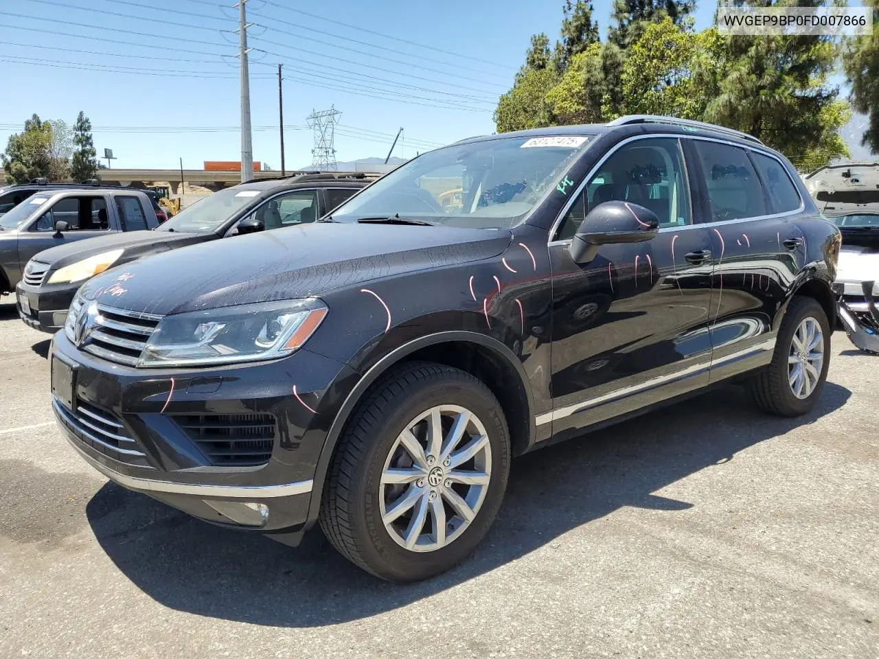 2015 Volkswagen Touareg V6 Tdi VIN: WVGEP9BP0FD007866 Lot: 63127475