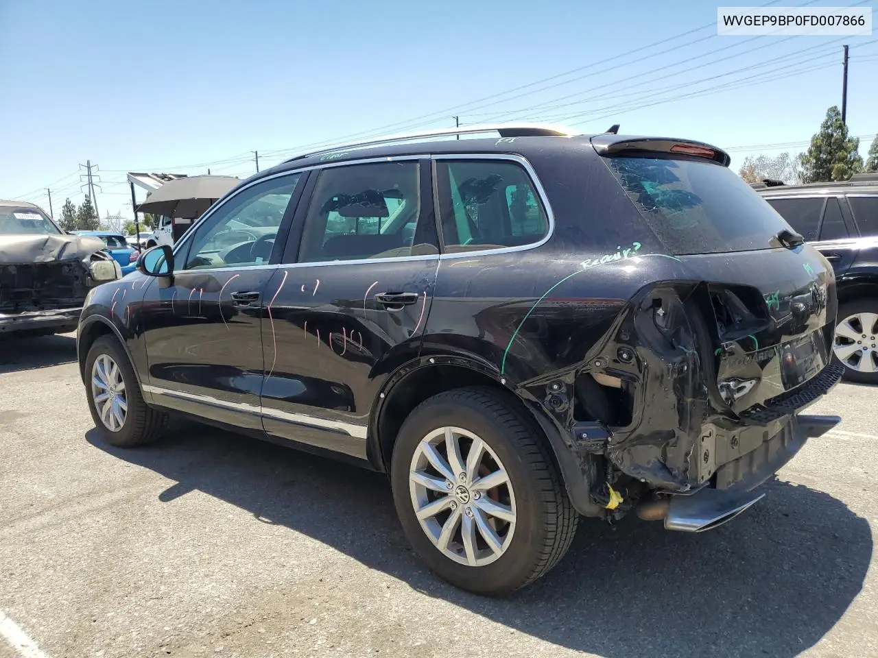 2015 Volkswagen Touareg V6 Tdi VIN: WVGEP9BP0FD007866 Lot: 63127475