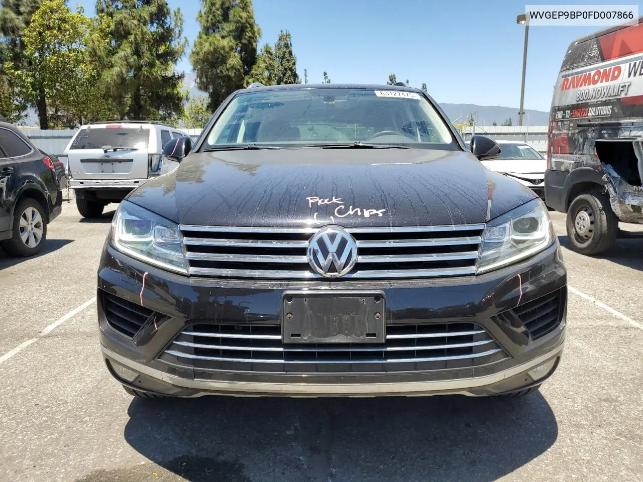 2015 Volkswagen Touareg V6 Tdi VIN: WVGEP9BP0FD007866 Lot: 63127475