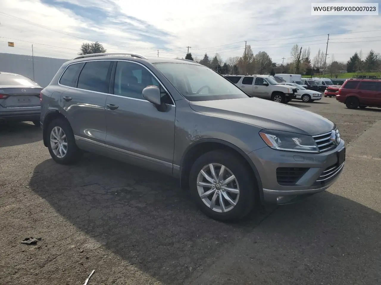 2016 Volkswagen Touareg Sport VIN: WVGEF9BPXGD007023 Lot: 50760865