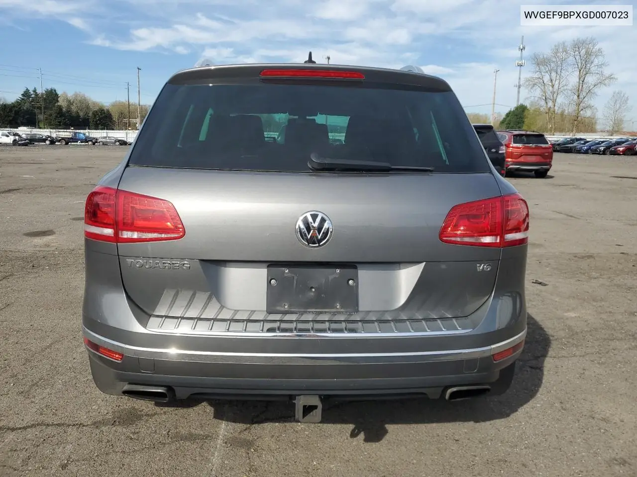 2016 Volkswagen Touareg Sport VIN: WVGEF9BPXGD007023 Lot: 50760865