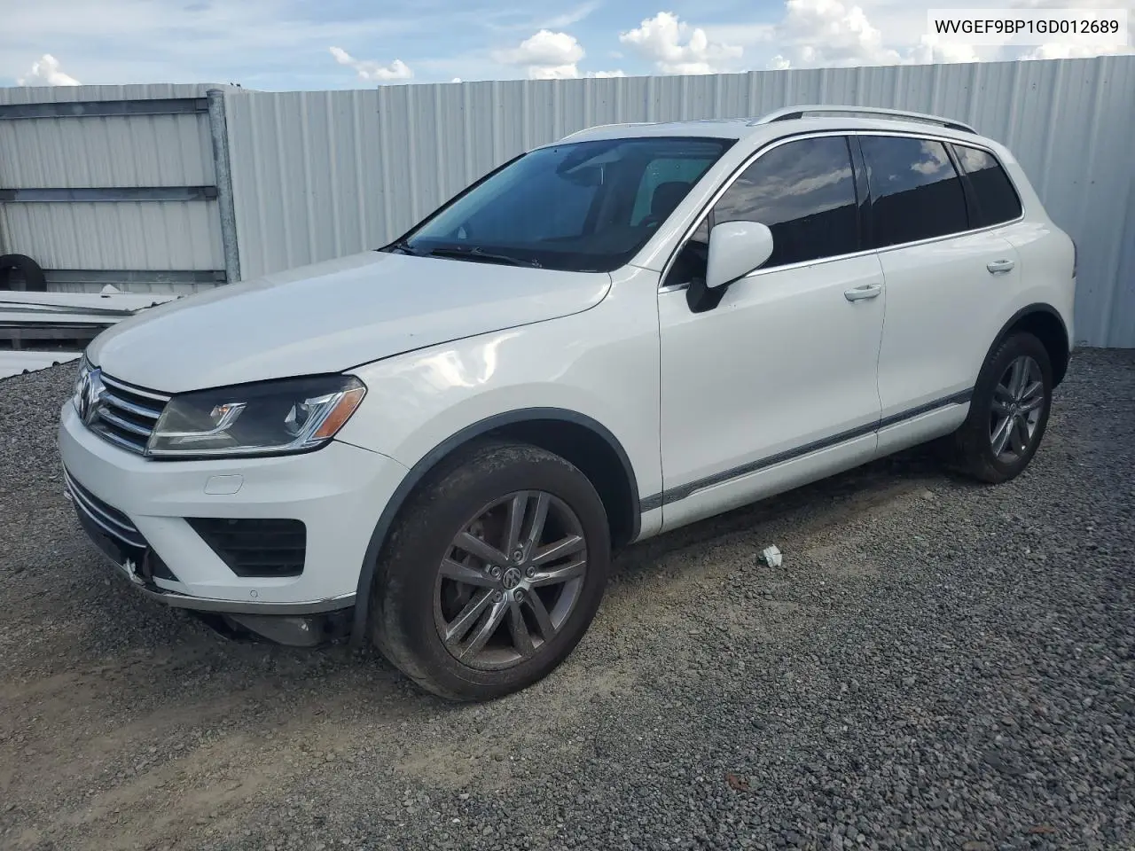 2016 Volkswagen Touareg Sport VIN: WVGEF9BP1GD012689 Lot: 60232115