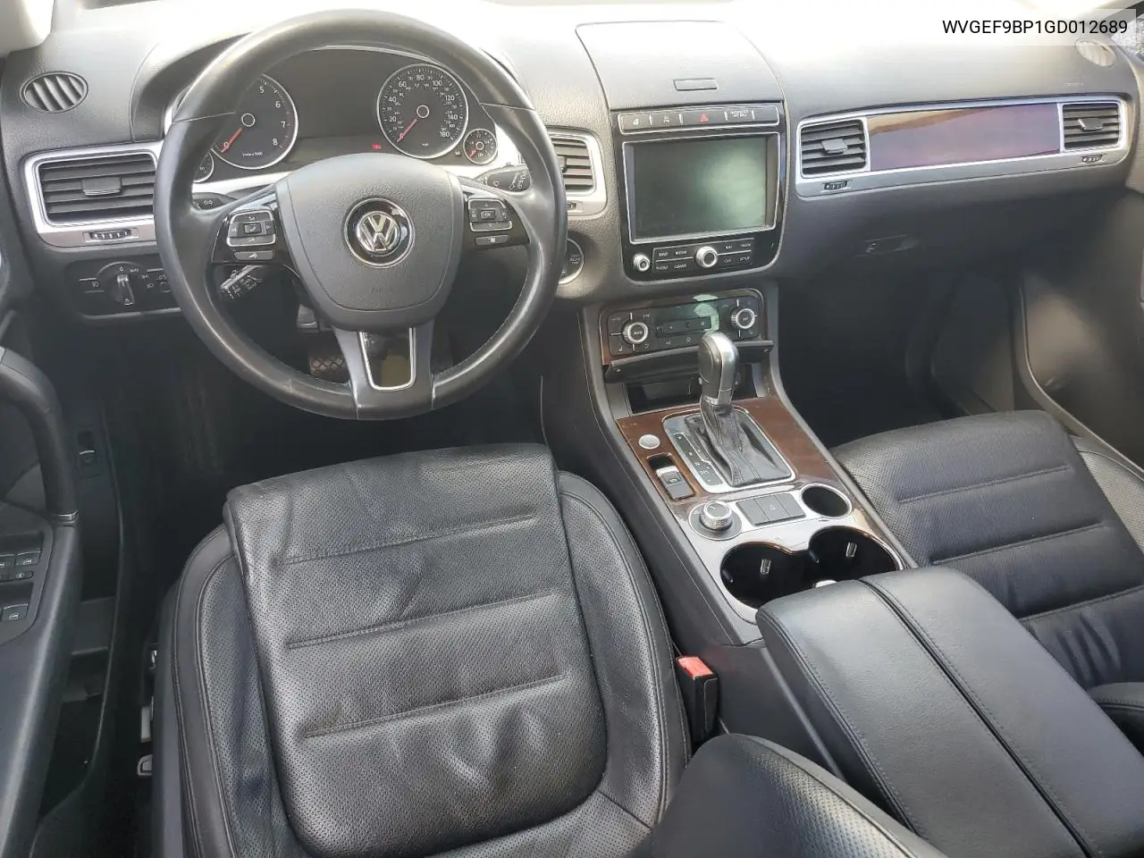 2016 Volkswagen Touareg Sport VIN: WVGEF9BP1GD012689 Lot: 60232115