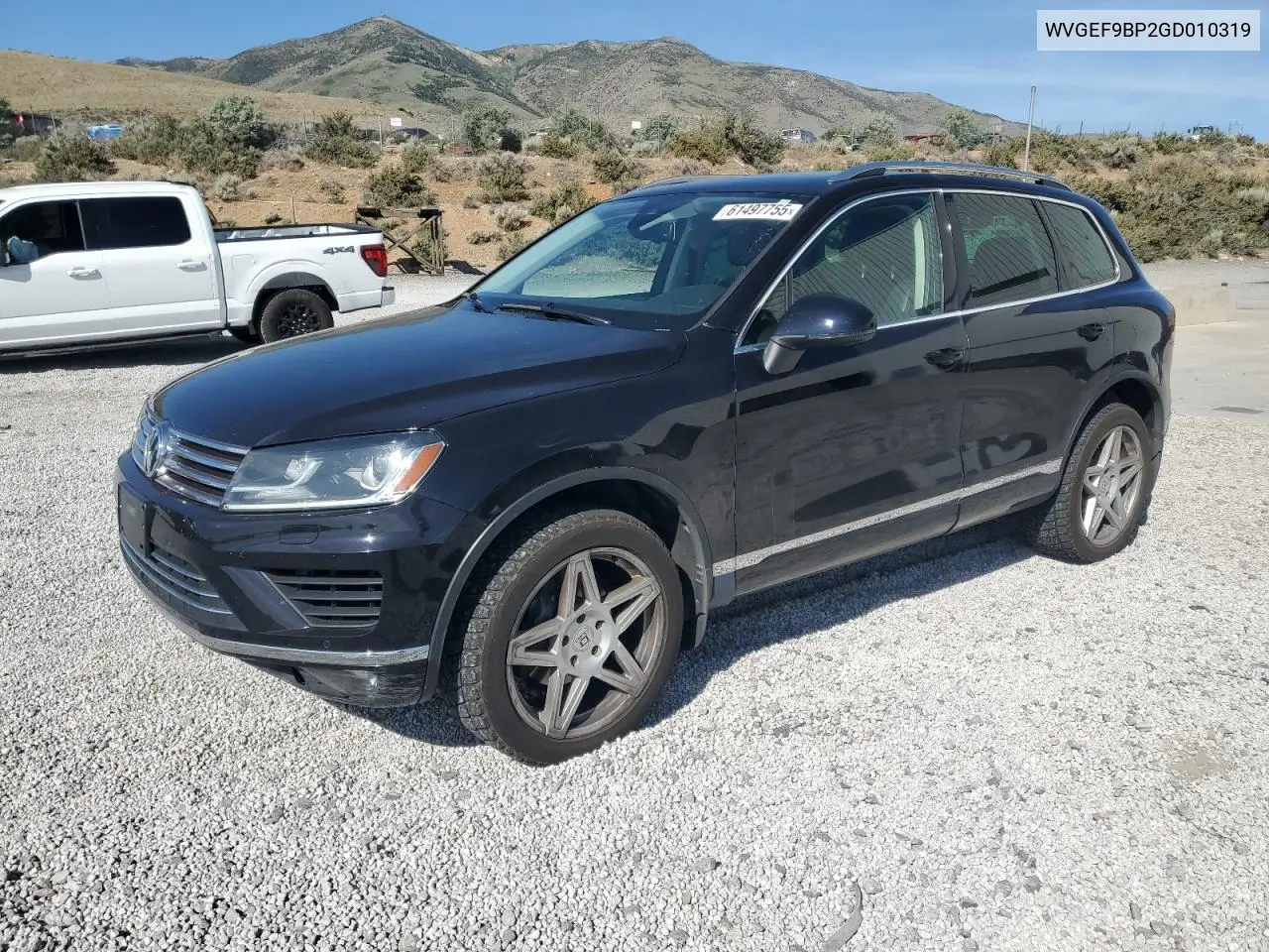 2016 Volkswagen Touareg Sport VIN: WVGEF9BP2GD010319 Lot: 61497755
