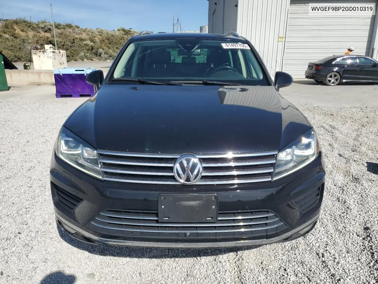 2016 Volkswagen Touareg Sport VIN: WVGEF9BP2GD010319 Lot: 61497755
