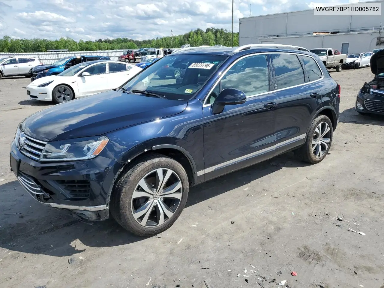 2017 Volkswagen Touareg Wolfsburg VIN: WVGRF7BP1HD005782 Lot: 55839795