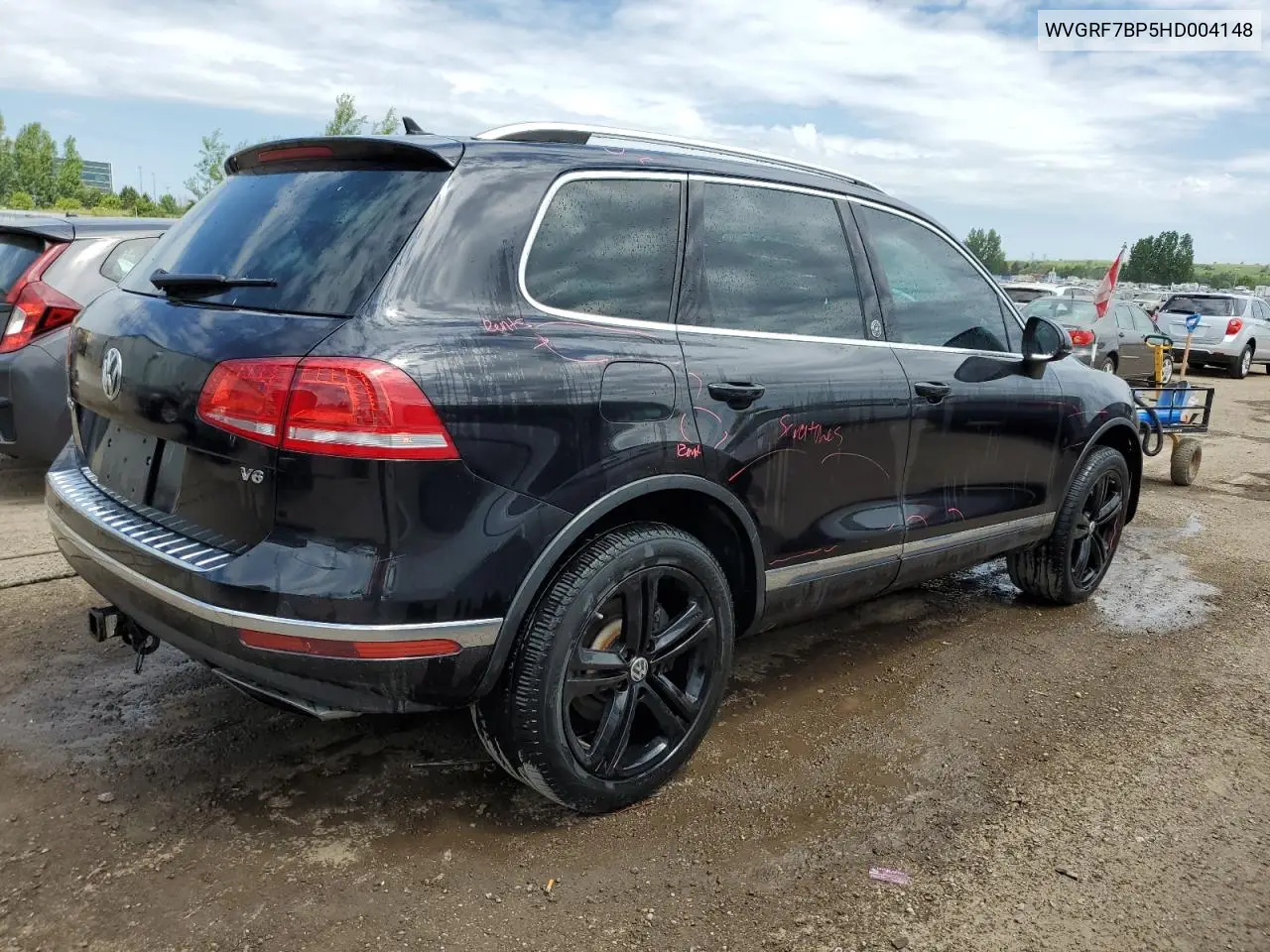 2017 Volkswagen Touareg Wolfsburg VIN: WVGRF7BP5HD004148 Lot: 60596085