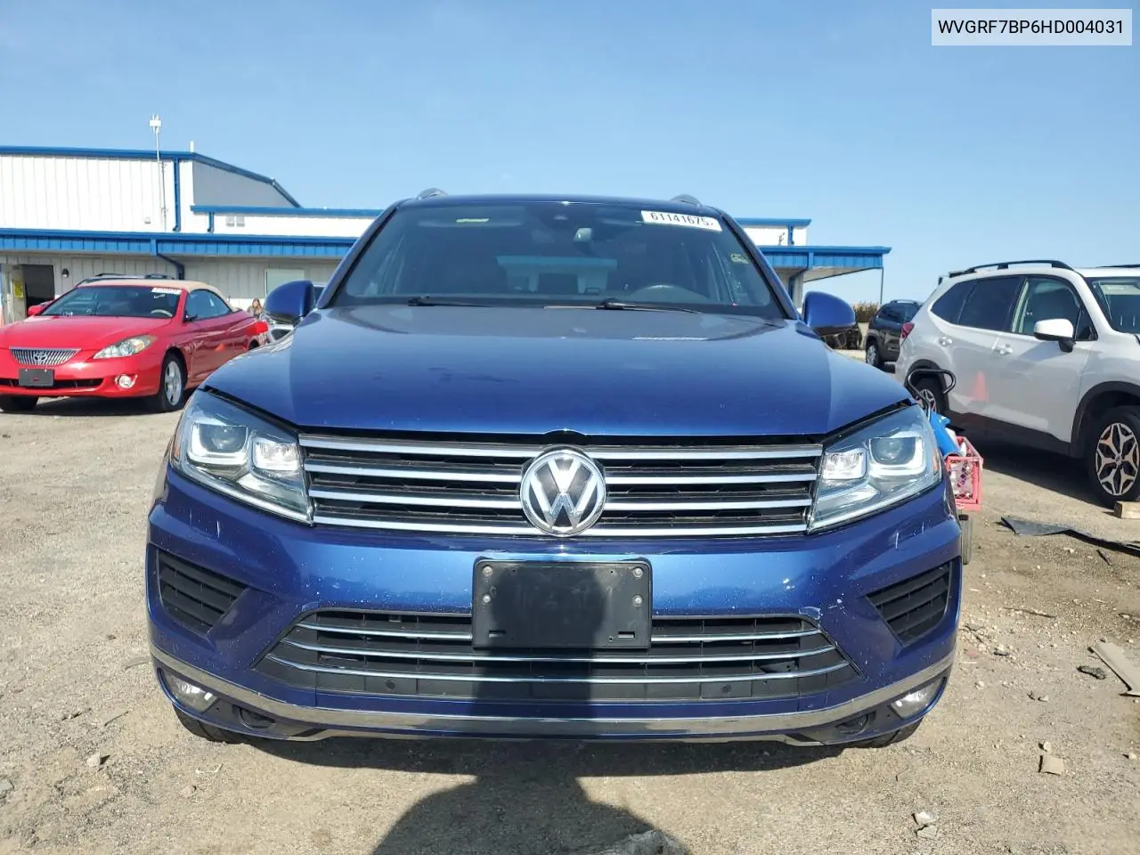 2017 Volkswagen Touareg Wolfsburg VIN: WVGRF7BP6HD004031 Lot: 61141675