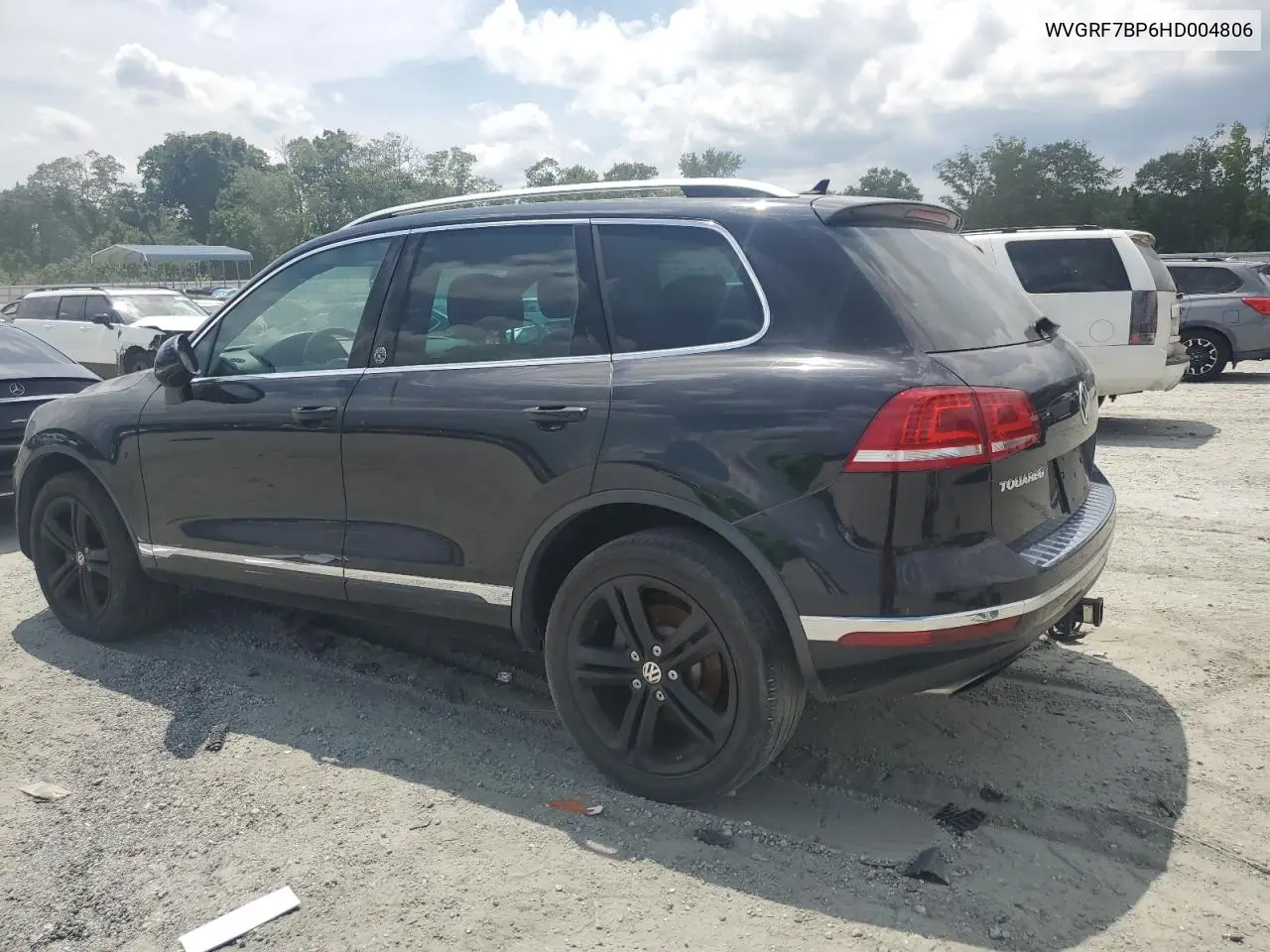 2017 Volkswagen Touareg Wolfsburg VIN: WVGRF7BP6HD004806 Lot: 61754565