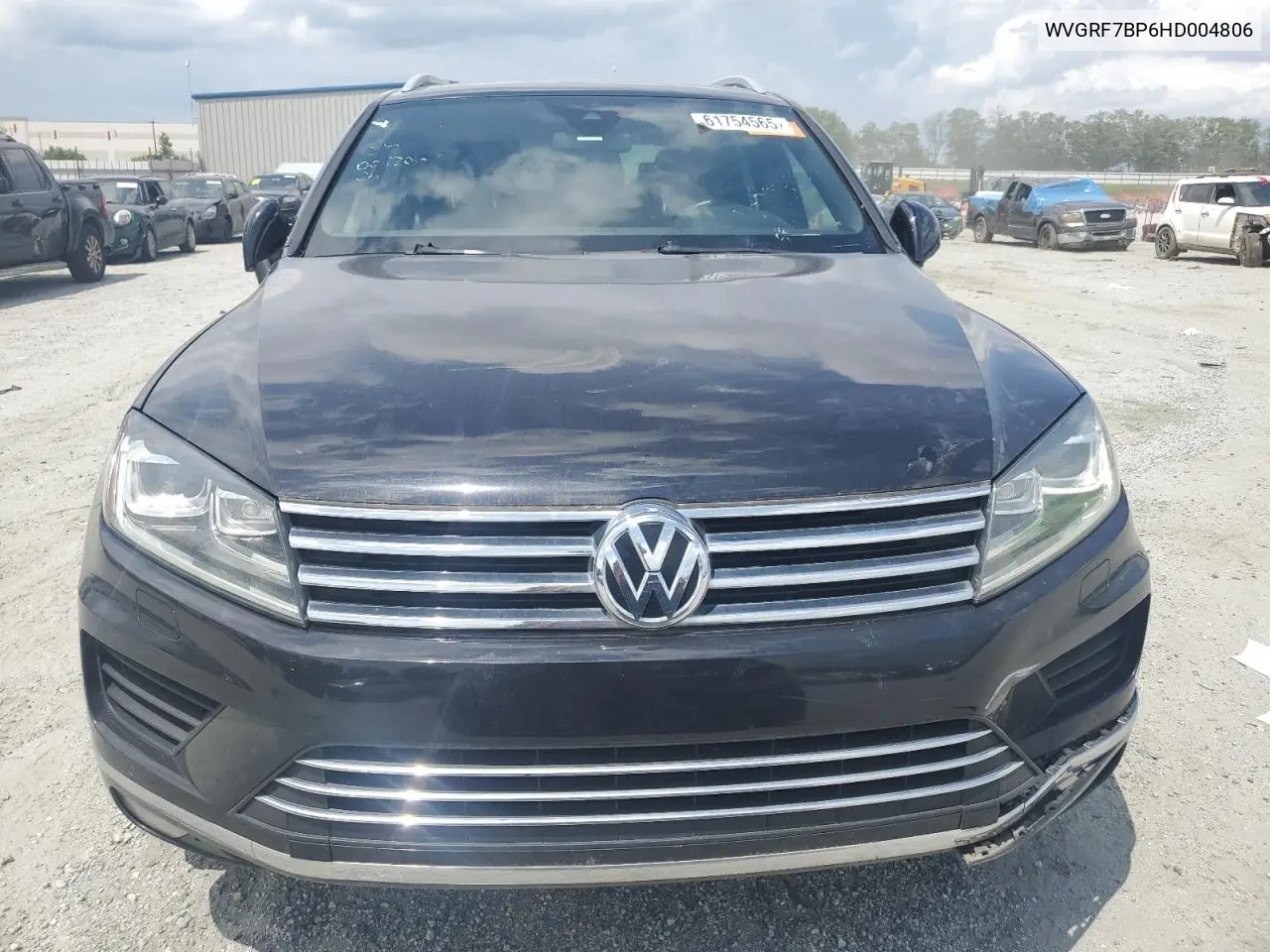 2017 Volkswagen Touareg Wolfsburg VIN: WVGRF7BP6HD004806 Lot: 61754565