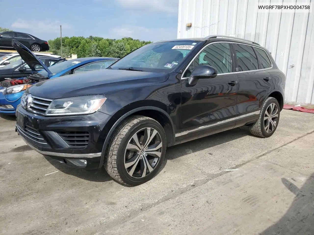 2017 Volkswagen Touareg Wolfsburg VIN: WVGRF7BPXHD004758 Lot: 62499105
