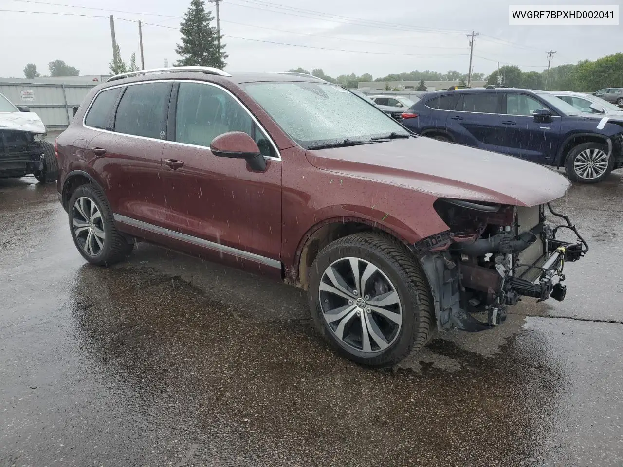2017 Volkswagen Touareg Wolfsburg VIN: WVGRF7BPXHD002041 Lot: 62520585