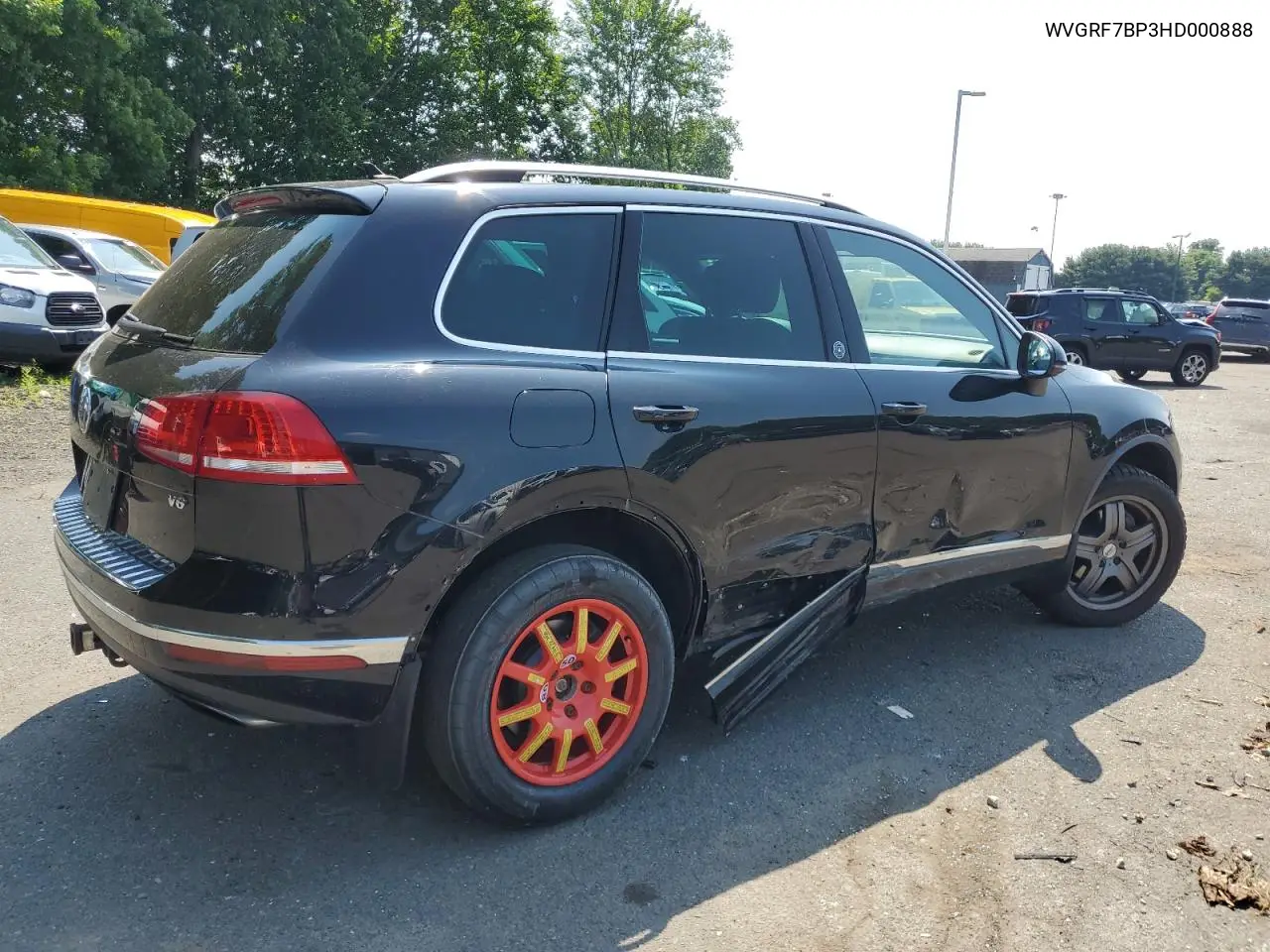 2017 Volkswagen Touareg Wolfsburg VIN: WVGRF7BP3HD000888 Lot: 62648915